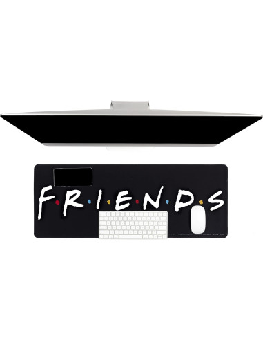 Alfombrilla de Escritorio Friends 80 x 30 cm Antideslizante para Teclado y Ratón