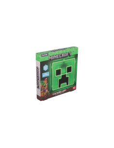 Lámpara LED Neón Minecraft Creeper para Pared 25 cm USB