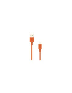 Cable Nubbeh Elisium USB-C a USB-A 1 m 3A Naranja TPE