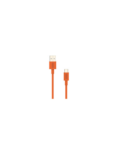 Cable Nubbeh Elisium USB-C a USB-A 1 m 3A Naranja TPE