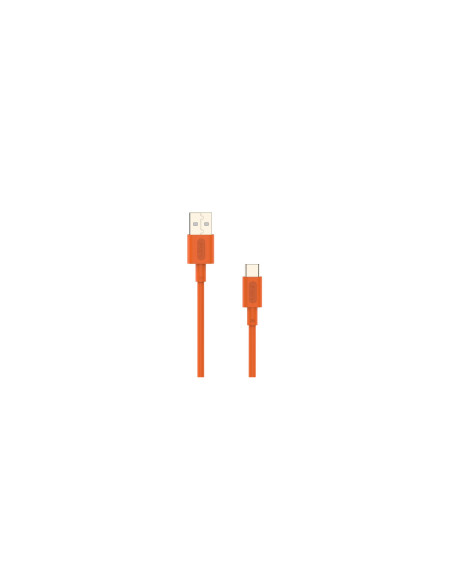 Cable Nubbeh Elisium USB-C a USB-A 1 m 3A Naranja TPE