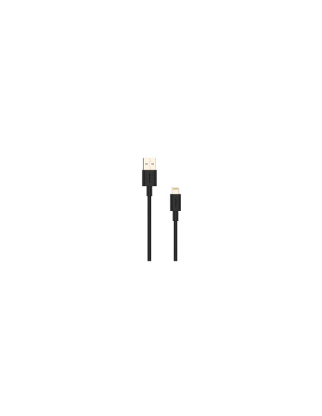 Cable Nubbeh Elisium Lightning a USB-A 1 m 2A Negro TPE