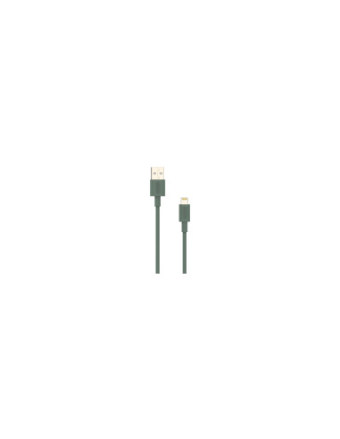 Cable Nubbeh Elisium Lightning a USB-A 1 m 2A Verde TPE