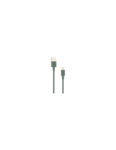 Cable Nubbeh Elisium Lightning a USB-A 1 m 2A Verde TPE