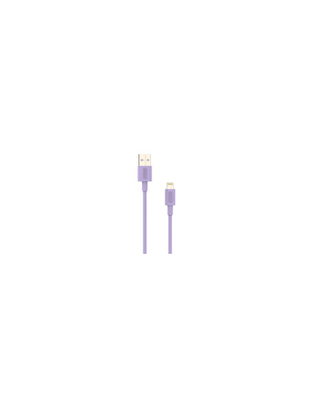 Cable Nubbeh Elisium Lightning a USB-A 1 m 2A Lila TPE