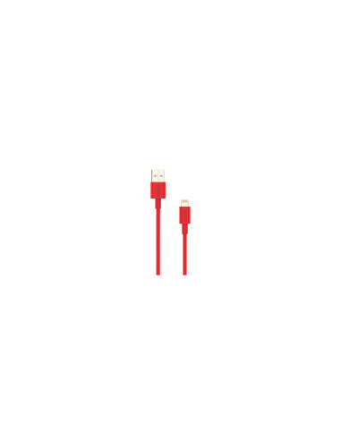 Cable Nubbeh Elisium Lightning a USB-A 1 m 2A Rojo TPE