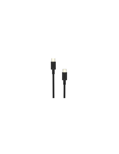Cable Nubbeh Elisium USB-C a USB-C 1 m 3A Negro TPE