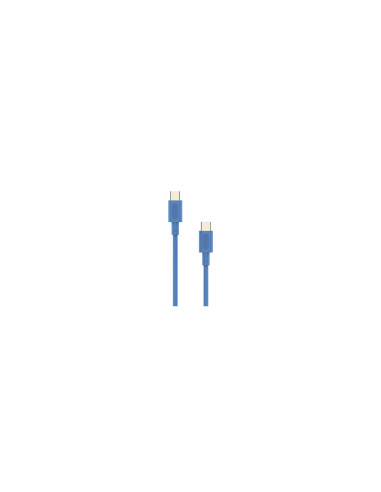 Cable Nubbeh Elisium USB-C a USB-C 1 m 3A Azul TPE