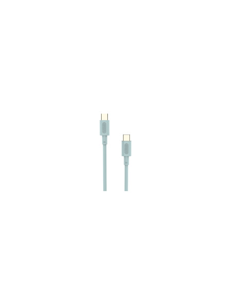 Cable Nubbeh Elisium USB-C a USB-C 1 m 3A Turquesa TPE
