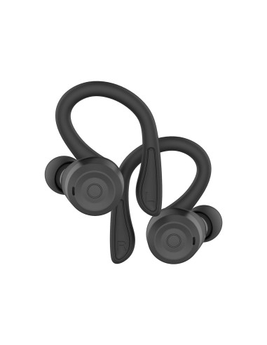 Auriculares Nubbeh Breeze Sport Inalámbricos Negros con Estuche de Carga 60/400 mAh