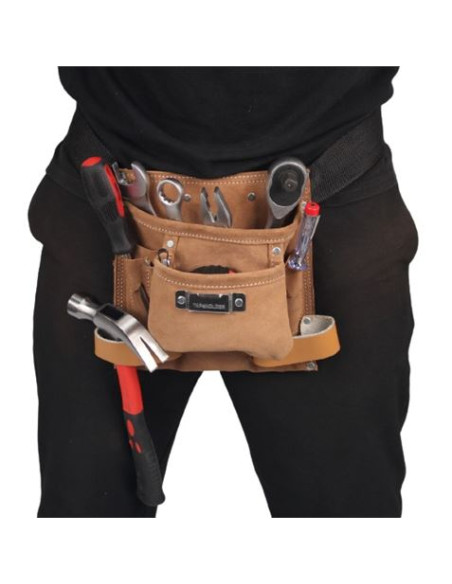 CINTURON PARA HERRAMIENTAS 1 BOLSA 5 DIV. SAURIUM