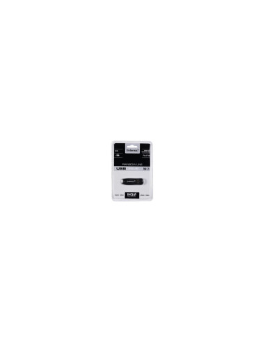 MEMORIA USB 2.0 INTENSO RAINBOW LINE NEGRO 16 GB 3502470