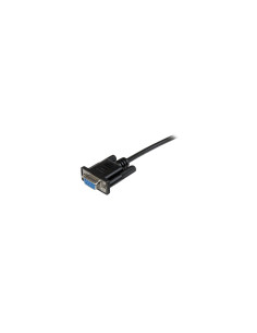 StarTech.com Cable de 1m Nulo de Módem Serie RS232 DB9 - Hembra a 2