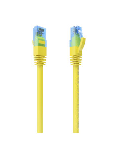 AISENS Cable De Red Latiguillo RJ45 Cat.6 UTP AWG26 CCA, Amarillo,