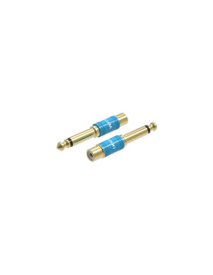 Vention Adaptador Jack VDD-C03/ RCA Hembra - Jack 6.5 Macho/ Azul