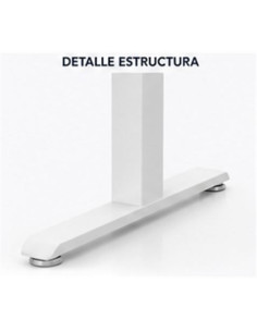 MESA DE OFICINA 120X70X75CM BLANCA CROMAD 2