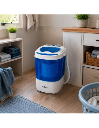 LAVADORA PORTÁTIL 3KG 220V 150W CON FUNCIÓN CENTRIFUGADO MUVIP