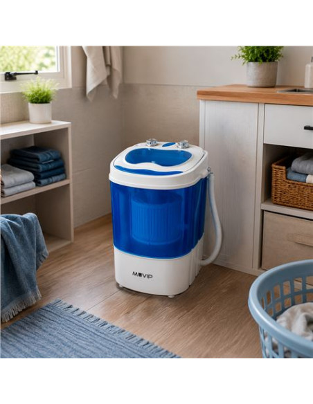 LAVADORA PORTÁTIL 3KG 220V 150W CON FUNCIÓN CENTRIFUGADO MUVIP