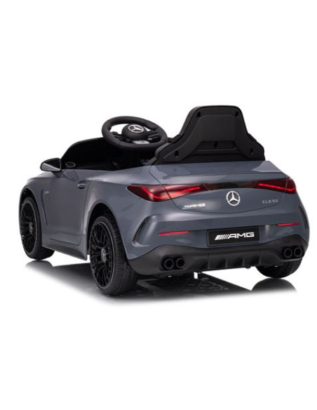 COCHE INFANTIL A BATERIA CON CONTROL REMOTO MERCEDES BENZ CLE53 AMG GRIS