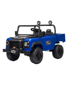 COCHE INFANTIL A BATERIA CONTROL REMOTO LAND ROVER DEFENDER CLASSIC AZUL