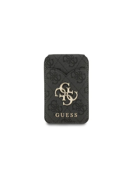 GUESS TARJETERO MAGSAFE 4G SOPORTE ESPEJO NEGRO