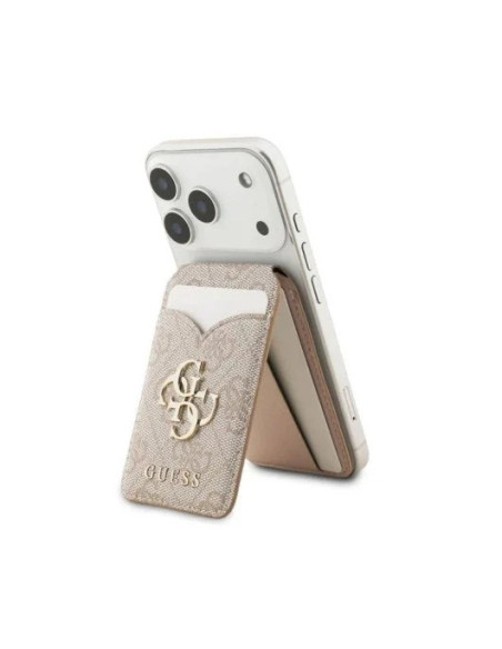 GUESS TARJETERO MAGSAFE 4G SOPORTE ESPEJO ROSA