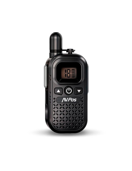WALKIE TALKIE AVPOS COMM X25 + CABLE USB C 1YR GARANTIA
