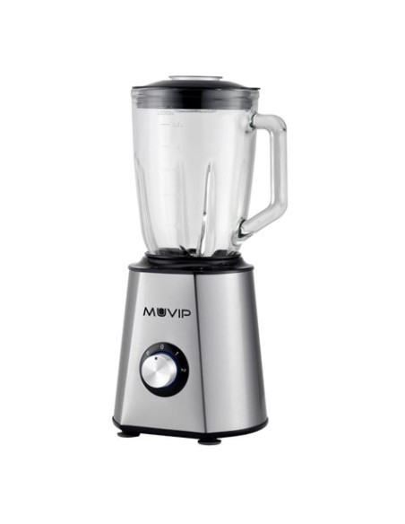 BATIDORA INOXIDABLE VASO CRISTAL 1500W 1.5 LITROS MUVIP