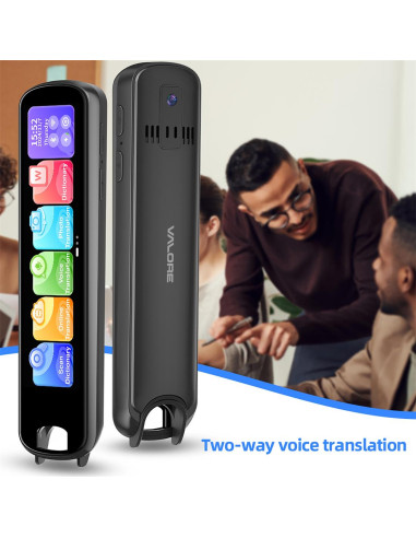 Valore Traductor AI con Pantalla 3.69", Scaner Doble, 134 Idiomas y Chat GPT (AI005)