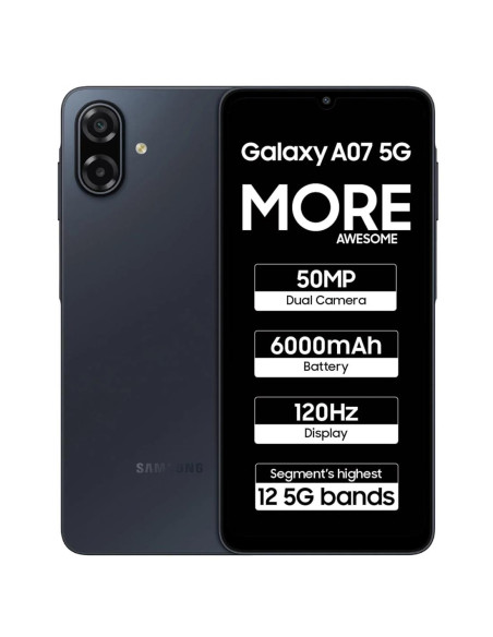 Samsung Galaxy A07 5G 8GB 256GB Black (SM-A075) Internacional