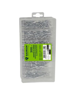 JUEGO 300 PCS REMACHES ALUMINIO SAURIUM