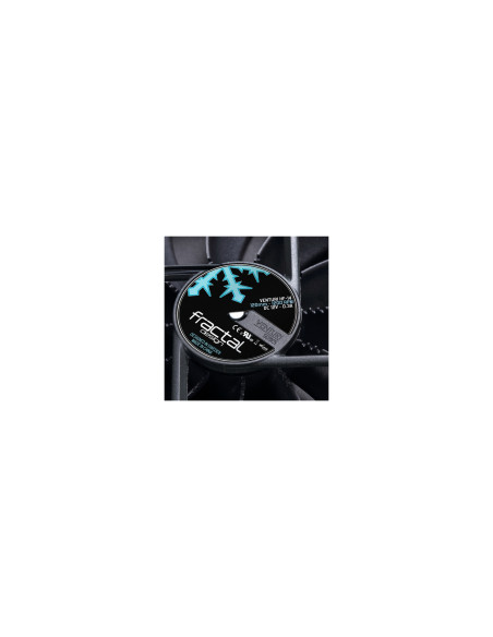 VENTILADOR FRACTAL CAJA VENTURI HF-14 14X14 NEGRO GRIS FD-FAN-VENT-HF14-BK