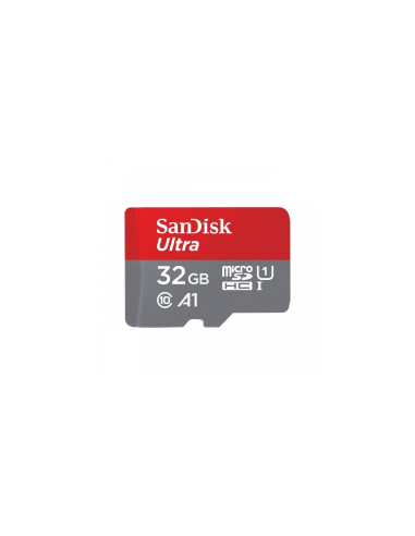 SANDISK ULTRA MICROSDHC 32GB + SD ADAPTER 120MB/S A1 CLASS 10 UHS-I SDSQUA4-032G-GN6MA