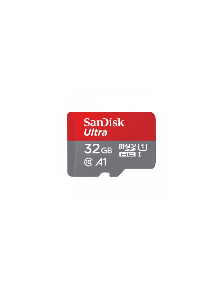 SANDISK ULTRA MICROSDHC 32GB + SD ADAPTER 120MB/S A1 CLASS 10 UHS-I SDSQUA4-032G-GN6MA