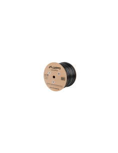 Lanberg LCU6-21CU-0305-BK cable de red Negro 305 m Cat6 U/UTP (UTP)