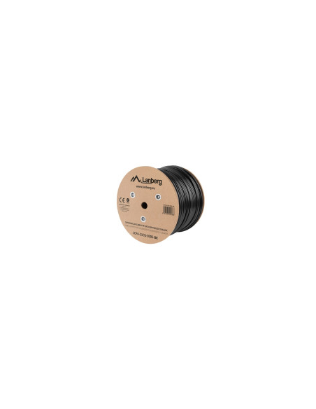 Lanberg LCF6-21CU-0305-BK cable de red Negro 305 m Cat6 F/UTP (FTP)