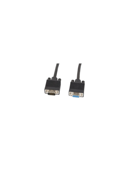 Lanberg CA-VGAC-10CC-0050-B+ cable VGA 5 m VGA (D-Sub) Negro