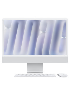 Apple iMac 24 Apple M4 10 Núcleos/16GB/512GB SSD/GPU 10 Núcleos/24" Retina 4.5K Plata