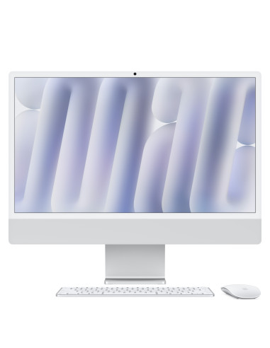 Apple iMac 24 Apple M4 10 Núcleos/16GB/512GB SSD/GPU 10 Núcleos/24" Retina 4.5K Plata
