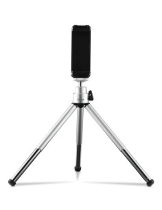 Hama Fancy 2in1 tripode Smartphone/Cámara digital 3 pata(s) Plata