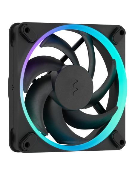 Fractal Design Momentum 12 RGB Carcasa del ordenador Ventilador 12 cm Negro 1 pieza(s)