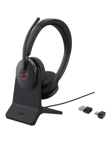Yealink BH74 + Stand Teams USB-C/A Auriculares Inalámbrico Diadema