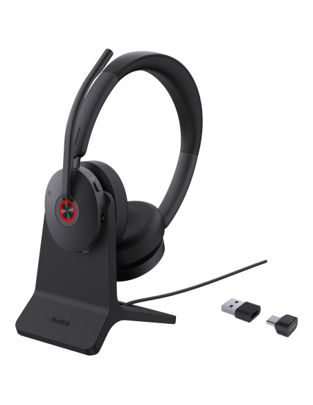 Yealink BH74 + Stand Teams USB-C/A Auriculares Inalámbrico Diadema