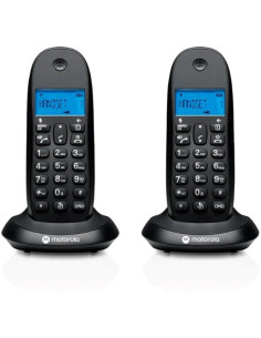 TELEFONO MOTOROLA C1002 CB+ DECT WIRELESS BLACK ( 2UD )