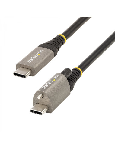 StarTech.com Cable de 50cm USB-C con Tornillo Superior de Fijación