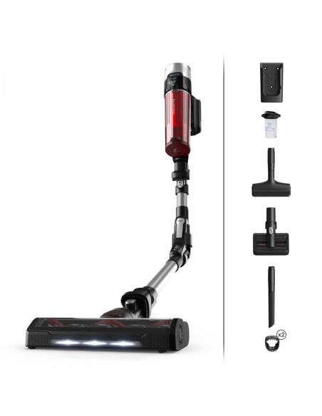 Rowenta X-Force Flex 9.60 RH2077WO aspiradora de mano Negro, Rojo Sin