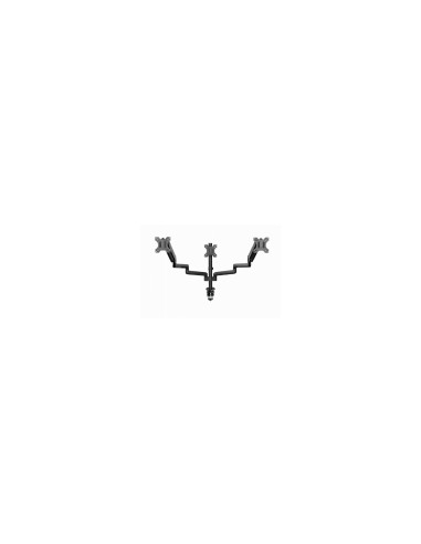 Gembird MA-DA3-01 soporte para monitor 68,6 cm (27") Negro Escritorio