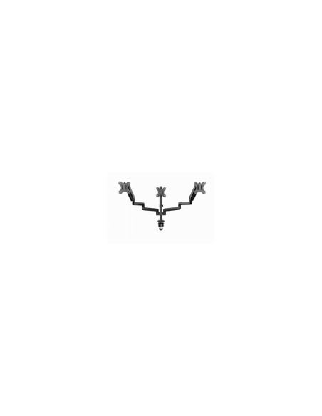 Gembird MA-DA3-01 soporte para monitor 68,6 cm (27") Negro Escritorio