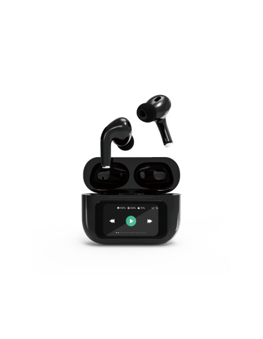 Gembird GMB Audio TWS-LCD-ANC-01-BK auricular y casco Auriculares Inalámbrico Dentro de oído Llamadas/Música USB Tipo C Bluetoot