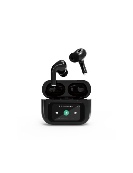 Gembird GMB Audio TWS-LCD-ANC-01-BK auricular y casco Auriculares Inalámbrico Dentro de oído Llamadas/Música USB Tipo C Bluetoot